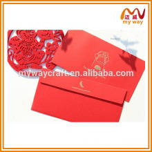 hot new products of stamping paper new year card,chinese lucky red envelope